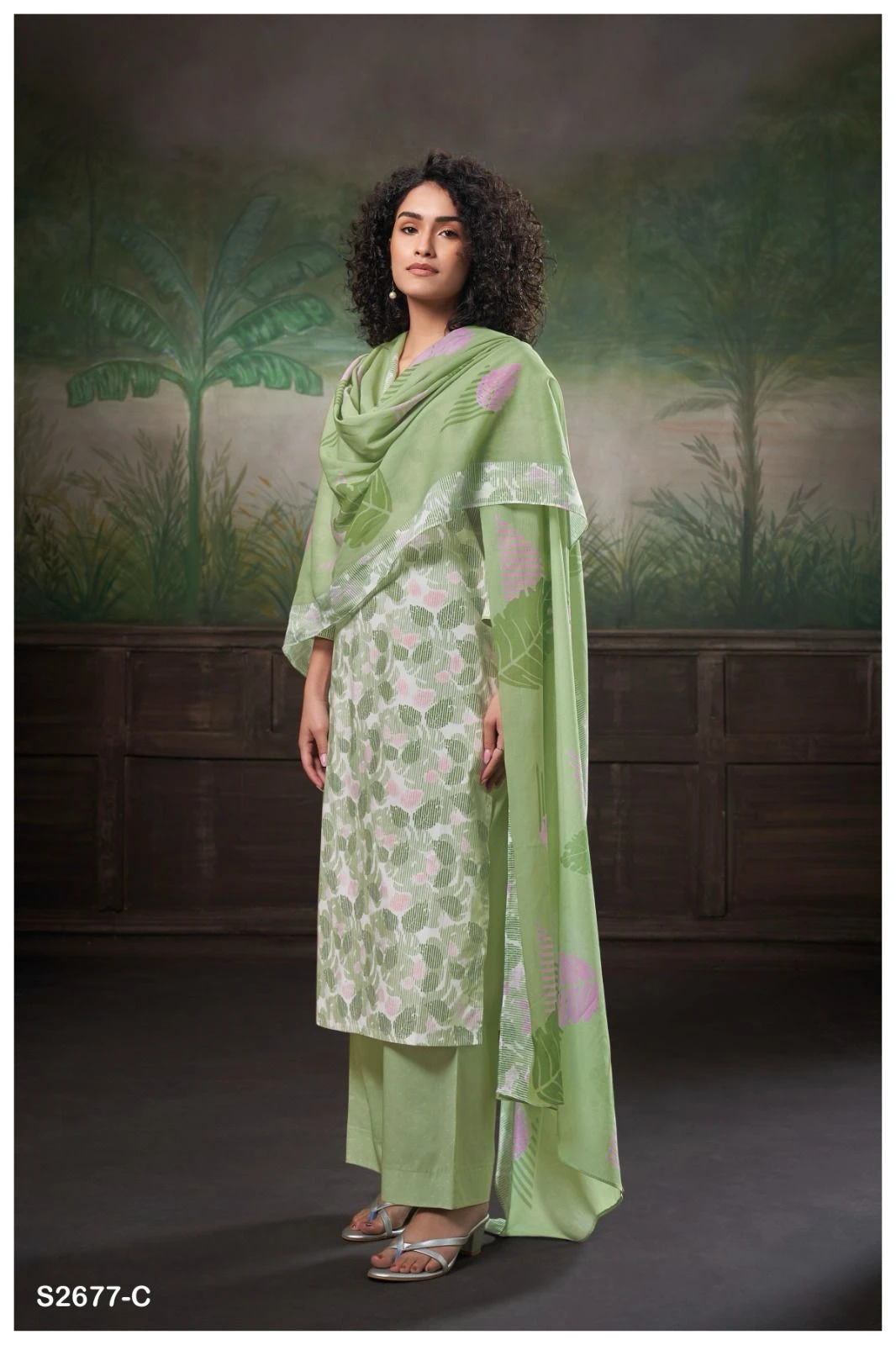 Ganga Ridah 2677 Premium Cotton Printed Wholesale Fancy Salwar Suit Catalog — Wholesale Salwar Suits, Ganga wholesale from Surat — view 2